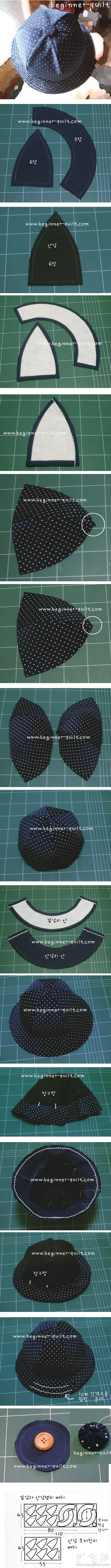 布艺帽子手工制作教程 