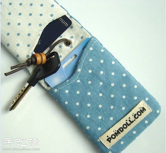 不织布+针线 手工制作韩国风小清新卡包 