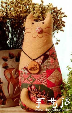 DIY可爱猫咪抱枕制作教程 