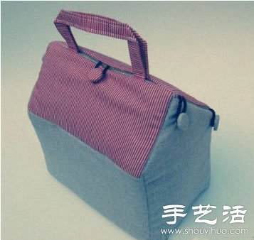 可爱房子布艺包包DIY手工制作教程 