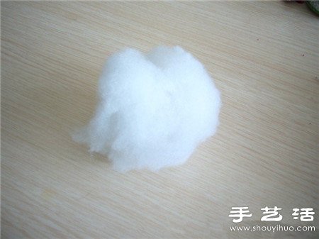 袜子+棉花+纽扣 手工制作兔子娃娃玩偶 