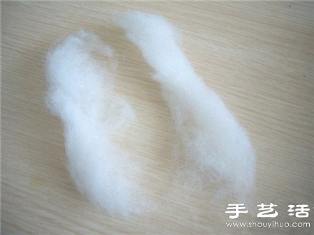 袜子+棉花+纽扣 手工制作兔子娃娃玩偶 