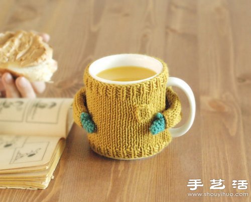 超可爱手工针织杯套 让生活变得如此美好 