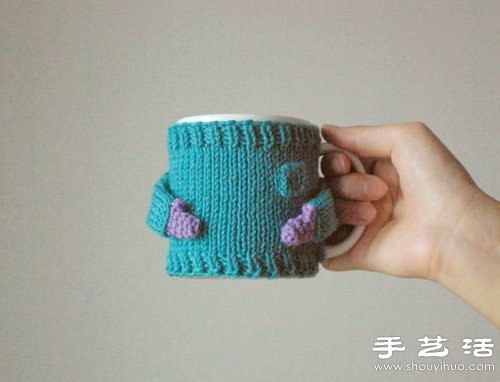 超可爱手工针织杯套 让生活变得如此美好 