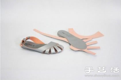 两种皮革凉鞋的手工制作图解教程 
