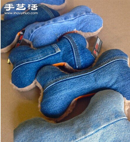 一组精彩的牛仔裤手工DIY作品欣赏 