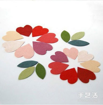 不织布花朵教程图解 手工布艺花朵制作方法 
