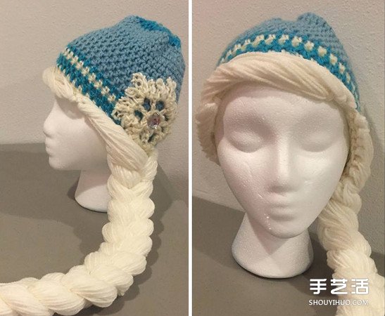 爱心手工毛线假发 让癌症小女孩变身最萌小公主 