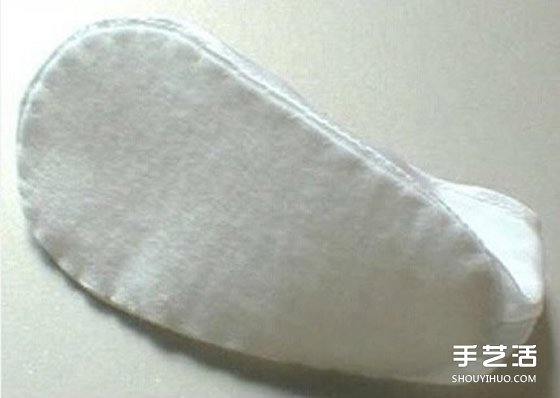 女娃娃穿的漂亮布艺婴儿鞋的制作方法带图纸 