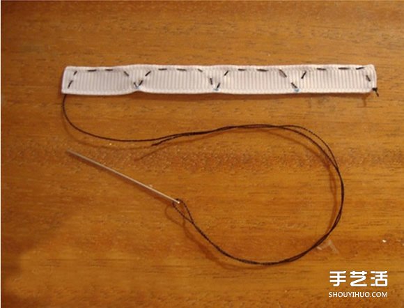 手工布艺梅花发饰DIY 不织布梅花发卡制作 