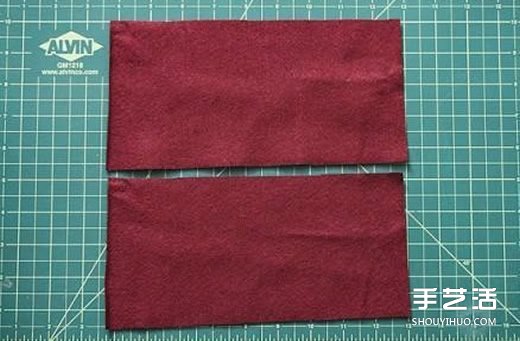 简单节日挂饰布艺制作 爱心组合布艺挂饰DIY 