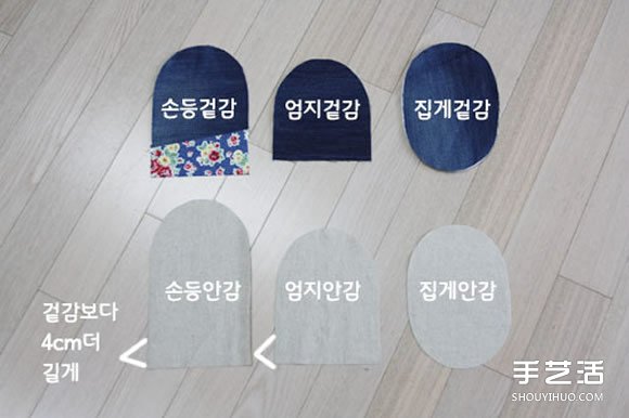 旧牛仔裤改造再利用 DIY制作漂亮的烘焙手套 