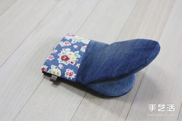 旧牛仔裤改造再利用 DIY制作漂亮的烘焙手套 