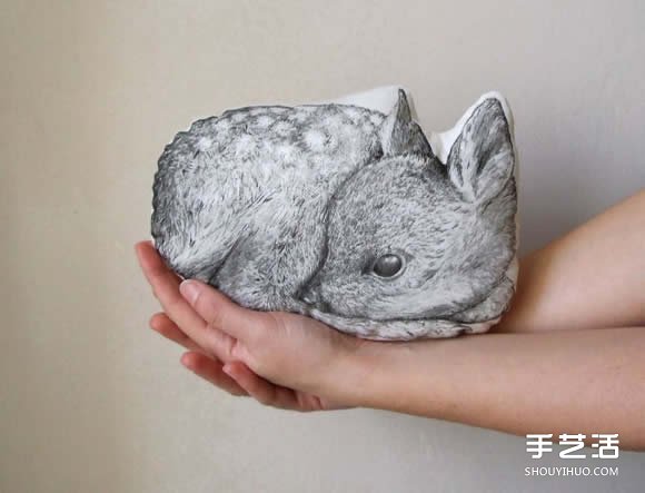 精致手做动物抱枕 准备好要抱紧处理了吗~ 
