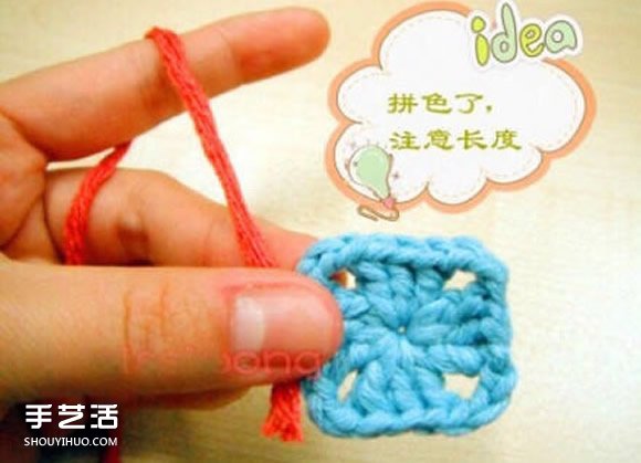 温暖的钩针杯垫编织教程 最适合天凉季节用啦~ 