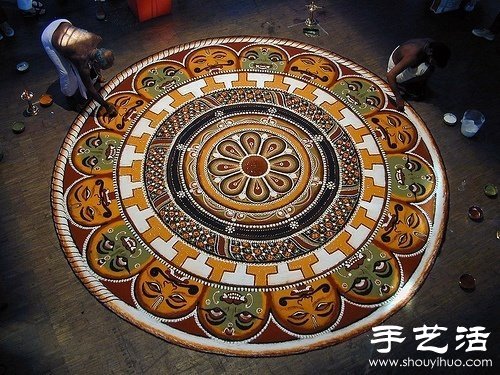 印度TamilNadu邦独特的民间艺术——米粒画 