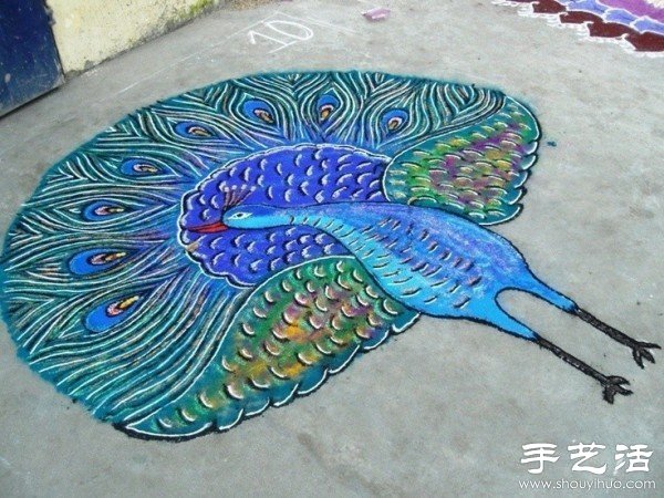 印度TamilNadu邦独特的民间艺术——米粒画 