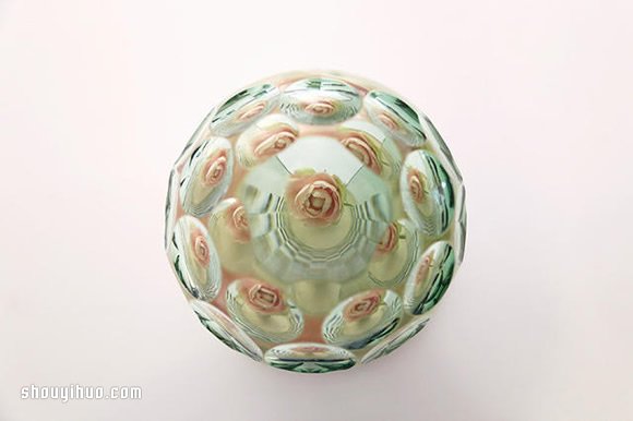 散发朦胧文艺美感 OP-vase手工玻璃花罩 